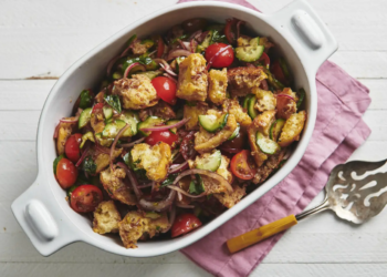 “Summer’s Celebration: Ripe Tomatoes and Stale Bread Unite in Harmony”